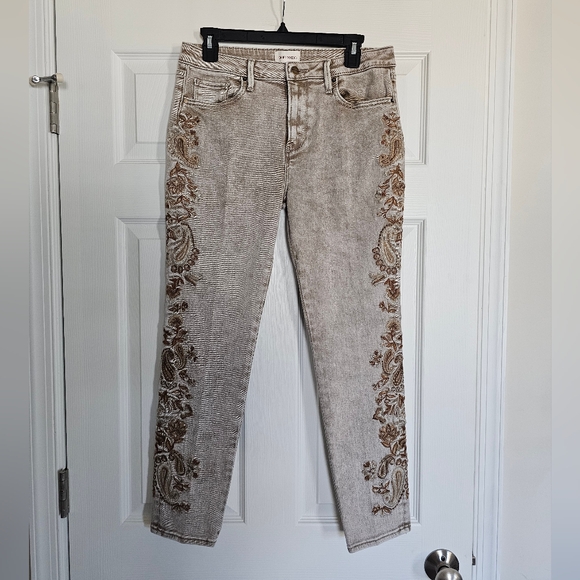 Driftwood Jackie High-Rise Embroidered Jeans Size 28 - Picture 2 of 6